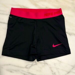 Nike Pro women’s shorts size medium